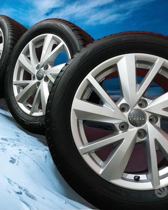 Kit ruote inverno nuove Audi Q2 Vw 215/55 R18