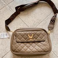 Borsa a tracolla tortora