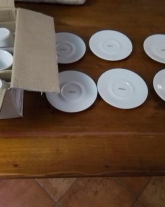 servizio di 6 tazze cappuccino lavazza