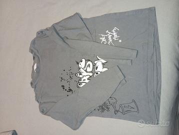 T-SHIRT ZARA GRIGIA TAGLIA 11-12 ANNI