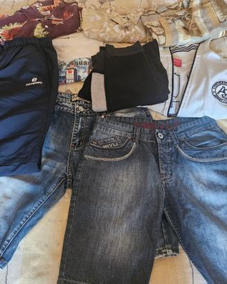 Lotto abbigliamento uomo grandi firme taglie S/M