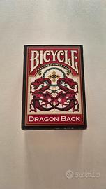 Bicycle Dragon Back Rosso Carte da Gioco