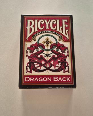 Bicycle Dragon Back Rosso Carte da Gioco