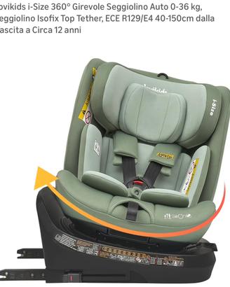 Jovikids i-Size 360° Seggiolino Auto 0-36 kgIsofix