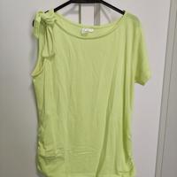 Top premaman Prenatal taglia L giallo fluo