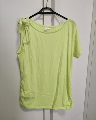 Top premaman Prenatal taglia L giallo fluo