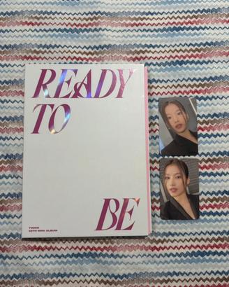 Twice album cd ready to be con sana photocard