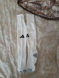 Calzettoni calcio Adidas nuovi bianchi - Taglia S