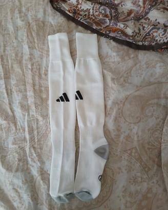 Calzettoni calcio Adidas nuovi bianchi - Taglia S