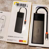 Baseus Hub Metal Gleam II Adattatore USB-C 10in1