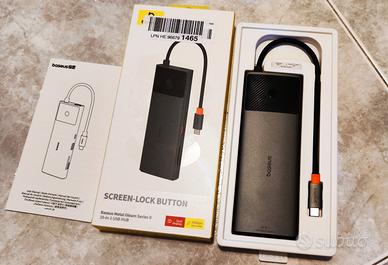 Baseus Hub Metal Gleam II Adattatore USB-C 10in1