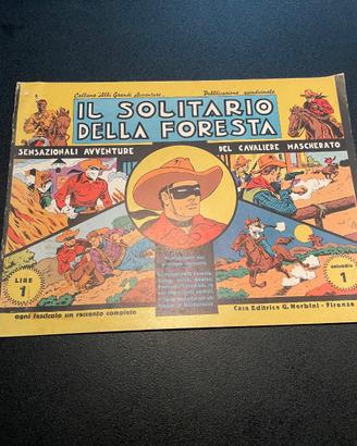 Fumetto western cavaliere mascherato anni 40 compl