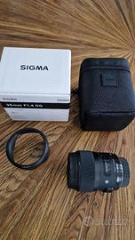 Sigma Art 35mm f/1.4 attacco Nikon