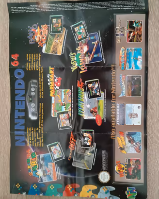 Lotto materiale primozionale Nintendo originale