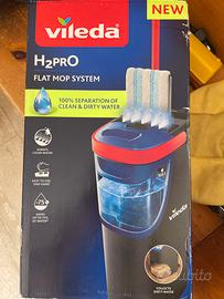 Vileda H2prO - Set di mocio piatto e secchio