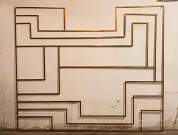 UTILE ELEMENTO DECORATIVO MULTIFUNZIONE IN OTTONE 