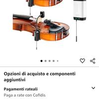 Microfono doppio per 2 violini, onde radio, 280€