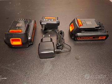 2 batterie 18 v. Black+Decker
