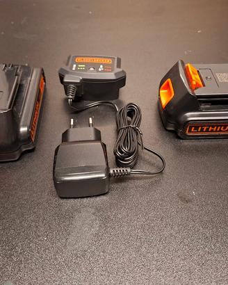 2 batterie 18 v. Black+Decker