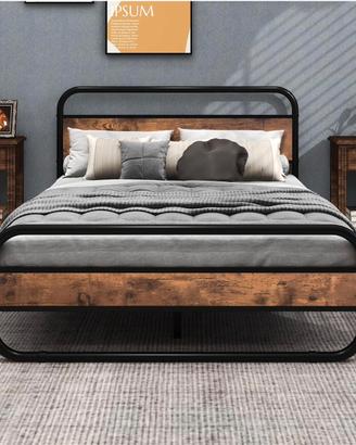 Struttura letto matrimoniale Diaomy