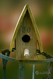 Casetta per uccelli in legno