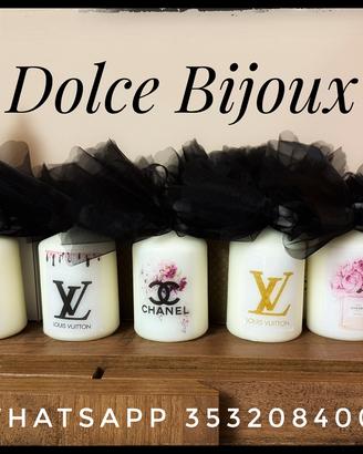 Bomboniere candele personalizzate luxury