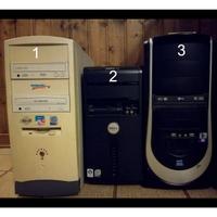 A disposizone vari pc desktop datati ma funzionant