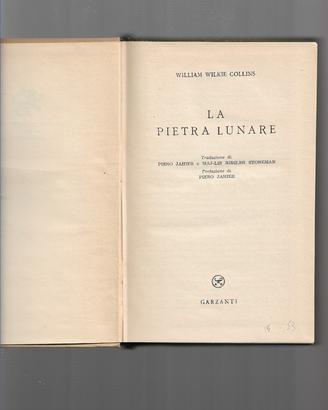 1953 la pietra lunare collins garzanti rilegato