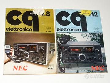 4 riviste CQ Elettronica vintage da collezione