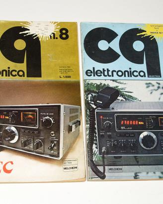 4 riviste CQ Elettronica vintage da collezione