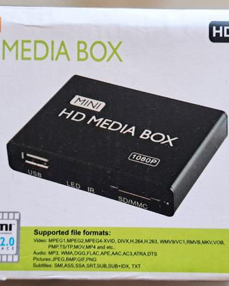 Mini Video HD Media Box 1080p