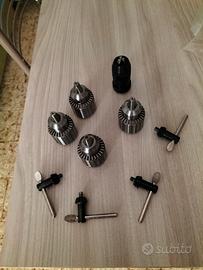 set 5 mandrini per trapano 