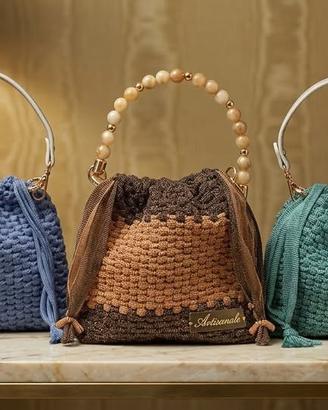 Pochette in organza - Borse fatte a mano