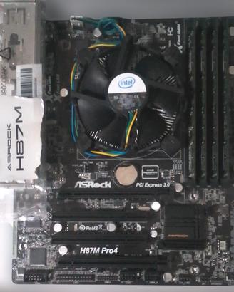 Bundle PC: H87M Pro4+i5 4670+16GB+I/O