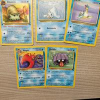 carte Pokemon prima edizione 