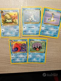 carte Pokemon prima edizione 