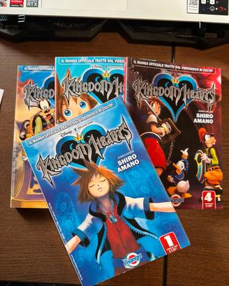 Manga Kingdom Hearts_prima edizione 1-4 completa