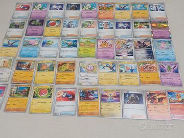 70 carte gioco pokemon giapponese