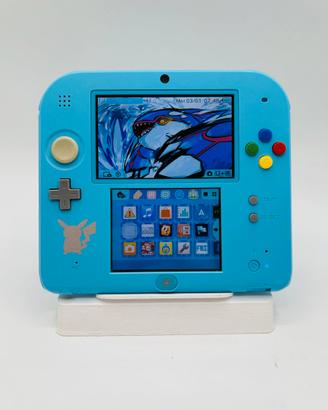 Nintendo 2DS Celeste Pokémon  Personalizzato 100%