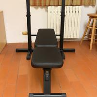 Panca palestra regolabile e richiudibile