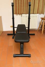 Panca palestra regolabile e richiudibile