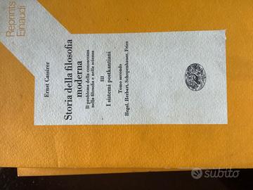 Cassirer, Storia della filosofia moderna, einaudi