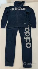 Tuta completa Adidas con cappuccio misura XS