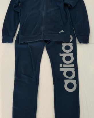 Tuta completa Adidas con cappuccio misura XS