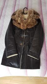 Giacca invernale in pelle vera