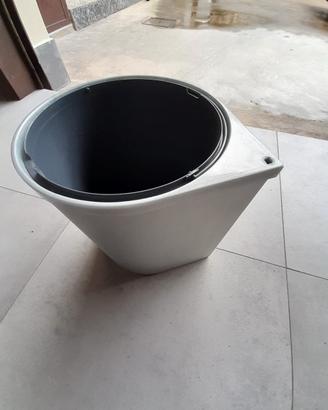 secchio contenitore spazzatura 