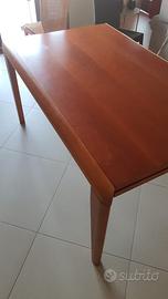 Tavolo da pranzo/soggiorno in legno ciliegio