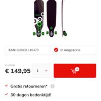 Skateboard Longboard 41" Pollici