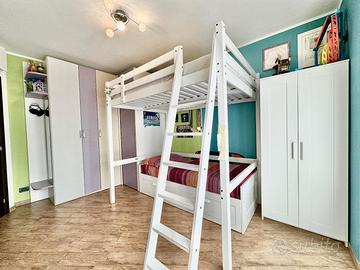 letto a soppalco una piazza e mezza