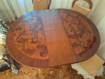 mobile sala completa dibtavolonrotondo e 4 sedie i